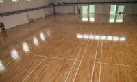 篮球场木地板  篮球场专用地板