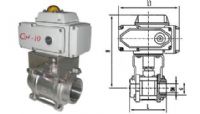 进口电动球阀||进口电动内螺纹球阀
