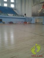 篮球馆木地板。篮球场木地板