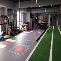 健身房地板 健身房地板 健身房地垫 安装